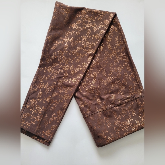 Soft Surroundings Women's Stretch Cotton High Rise Legging Ankle Coffee Bean XL - Picture 9 of 13